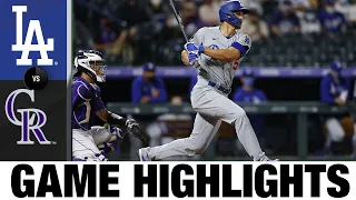 Dodgers vs. Rockies Game Highlights (4/3/21) | MLB Highlights