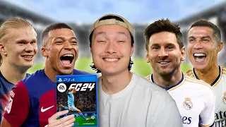 FC24.. men det är 2020's mot 2010's fotboll! ft. Ronaldo, Messi & Mbappe