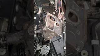 BMW X3 water pump replace.. #car #mechanic #bmw