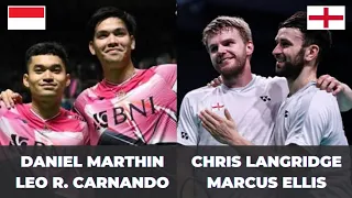 ADU MENTAL! Daniel Marthin/Leo Carnando (INA) vs Chris/Marcus | Badminton Highlight