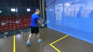 Nick Matthew Squash Coaching Tips Part 6 - The Backhand Drive