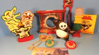 2014 KUNG FU PANDA SET OF 5 WENDY'S COLLECTION MEAL PLAY SET TOY'S VIDEO REVIEW