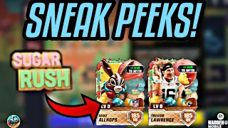 SUGAR RUSH REVEAL! MYSTERY EGGS AND 185 OVR MASTERS! Madden Mobile 24