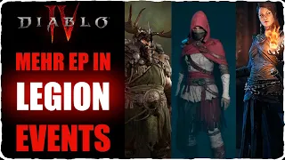 Diablo 4 Tipps für Legion Events - Mehr EP und schneller Stufen erhalten.