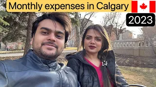 Monthly expenses in Calgary, Alberta🇨🇦 2023 #canada