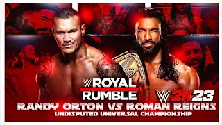 WWE 2K23 - ROMAN REIGNS VS RANDY ORTON FORUNDISPUTED WWE UNIVERSAL CHAMPIONSHIP| RR 2023 | WRESTLING
