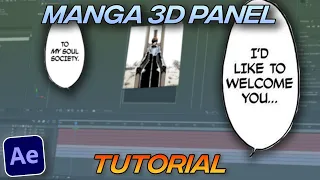 SMOOTH 3D Camera Movement - After Effects 3D Manga edit Tutorial