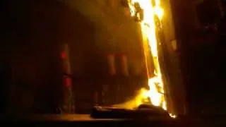 Пожар в Новосибирском театре за день до премьеры..3gp
