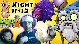 Plants vs. Zombies 2 DARK AGES - Night 11 & 12: Worstest Wizard Creep With Whack Sheep (Face Cam)