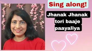 #670 | Jhanak Jhanak tori baaje paayaliya | Raag Darbari Kanada | Teen taal | Sing along!