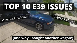 Top 10 Most Common E39 Problems!