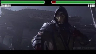 Scorpion vs. Raiden WITH HEALTHBARS | HD | Mortal Kombat 11 Trailer