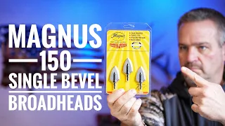 NEW Magnus Broadheads Single Bevel 150 - The First Look 2024