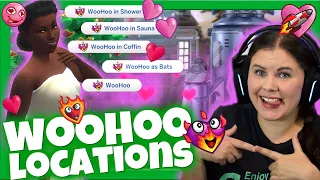 🥰 ALL WOOHOO LOCATIONS 😍 | Sims 4 WooHoo Places (2022) | Chani_ZA