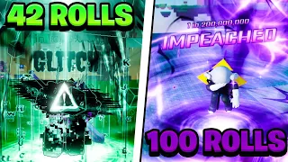 Only 42 ROLLS GLITCH? The *RAREST* LOW ROLLS Accounts In Sol's RNG