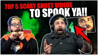 REAL OR NOT!! Top 5 SCARY Ghost Videos To SPOOK YA ! *CACA REACTION!!