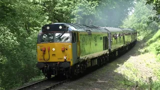 50007 powers off Northwood Halt   17 05 2024