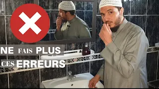 LES ERREURS DANS LES ABLUTIONS LES PLUS COURANTES (à absolument éviter ,waswas ect..)