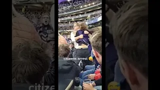 I can’t believe this happened at an AFL game💀