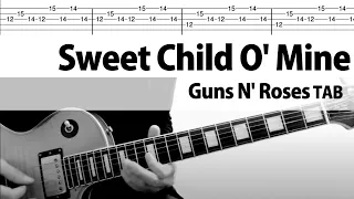 【TAB】Sweet Child O' Mine - Guns N' Roses Slashギターカバー