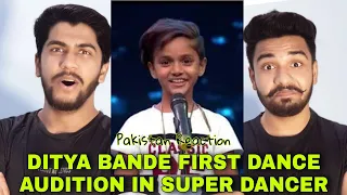 Pakistani React To | Ditya Bande First Audition In Super Dancer | Hashmi Reaction