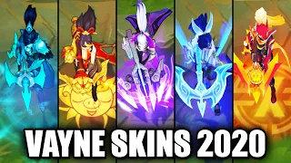 All Vayne Skins Spotlight 2020 - Spirit Blossom Latest Skin (League of Legends)