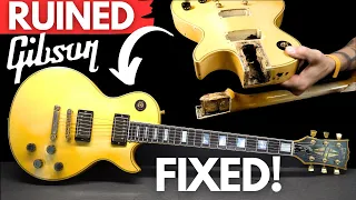 SAVING a WRECKED GIBSON Les Paul