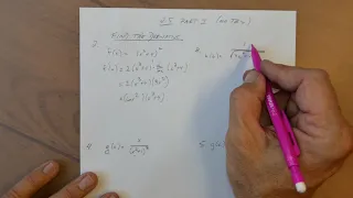 2 5 The Chain Rule   Part I   No Trig