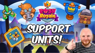 Rush Royale  - Support Units!! #rushroyale