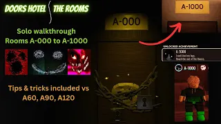 Doors Secret rooms A-000 to A-1000 solo Full Walkthrough - Roblox