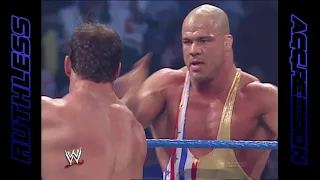 Kurt Angle & Chris Benoit vs. Edge & Rey Mysterio - Tag Team Championship | SmackDown! (2002) 1