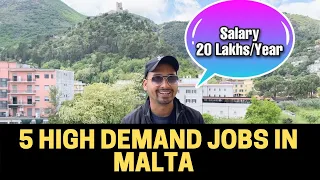 5 MOST HIGH DEMAND JOBS IN MALTA