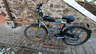 Велосипед с мотором 100сс из Германии