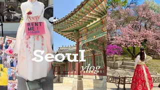 [SUB] 4K Seoul travel vlog 🇰🇷 | Changdeokgung Palace | Hanbok rental fee