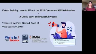 How to fill out the 2020 Census form and #WRITEIRANIAN