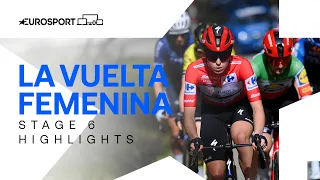 Great Win In La Laguna Negra 😍 | La Vuelta Femenina Stage 6 Highlights | Eurosport Cycling