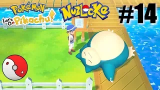 Let's Go Pikachu NUZLOCKE: Episode 14 - FIRST LOOK AT A WILD SNORLAX!!!