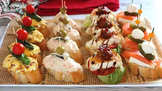 Pinchos vascos como entrante de Navidad