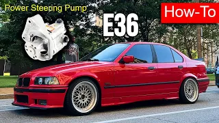 BMW E36 Power Steering Pump (HOW-TO)