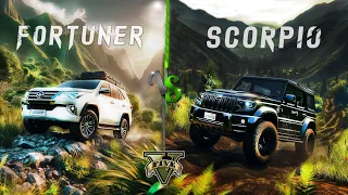 GTA 5: Scorpio S11 Vs Fortuner Legender | Epic GTA 5 Ramp Challenge!