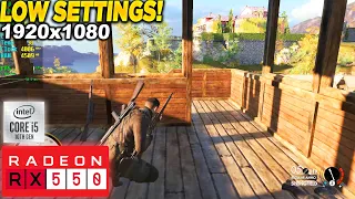 Sniper Elite 4 RX 550 - 1080p Low,