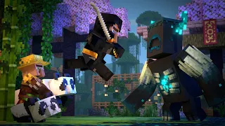 Warden vs Ninja Villager (Minecraft Animation Movie)