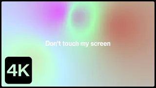 1-Hour Relaxing Mood Lights Hologram loop / Screensaver HD Light with Hologram Lamp with Words