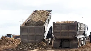 Best Landfill Operation Bulldozer SHANTUI Easiest Way To Clearing Cutting Level On The Ground