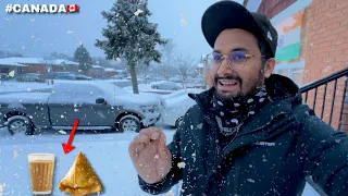 Canada Ford 150 Snow Vlog 🇨🇦 Chai / Samosa in Snow ❄️
