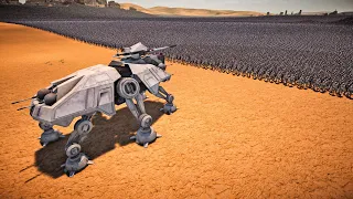 Star Wars AT-TE WALKER VS 1,000,000 ZOMBIES - Ultimate Epic Battle