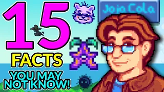 15 FACTS you may NOT know! Stardew Valley 1.5