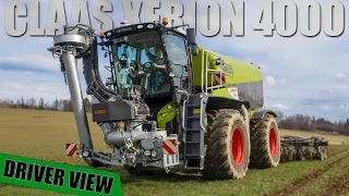 Claas Xerion 4000 Saddle trac | GoPro/driver view