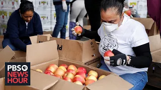 Amid economic crisis, food banks are struggling to keep all the newly hungry fed