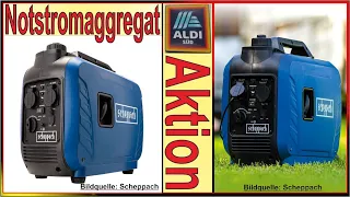 ALDI Angebot Notstromaggregat - Inverter Stromerzeuger 2000 Watt - Benzin Stromerzeuger Stromausfall